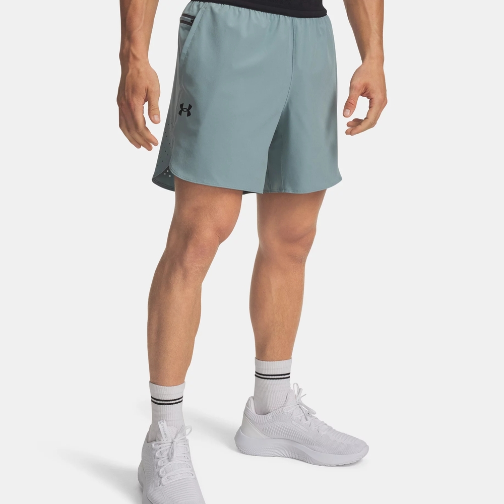 Under Armour Men's Light Blue Athletic Shorts - Picture 3 of 6